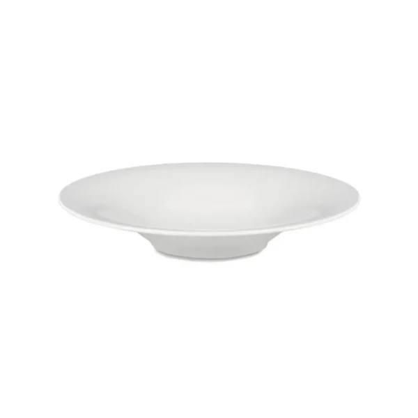 Ku set 4 piatti fondi in porcellana bianca set 4 pz