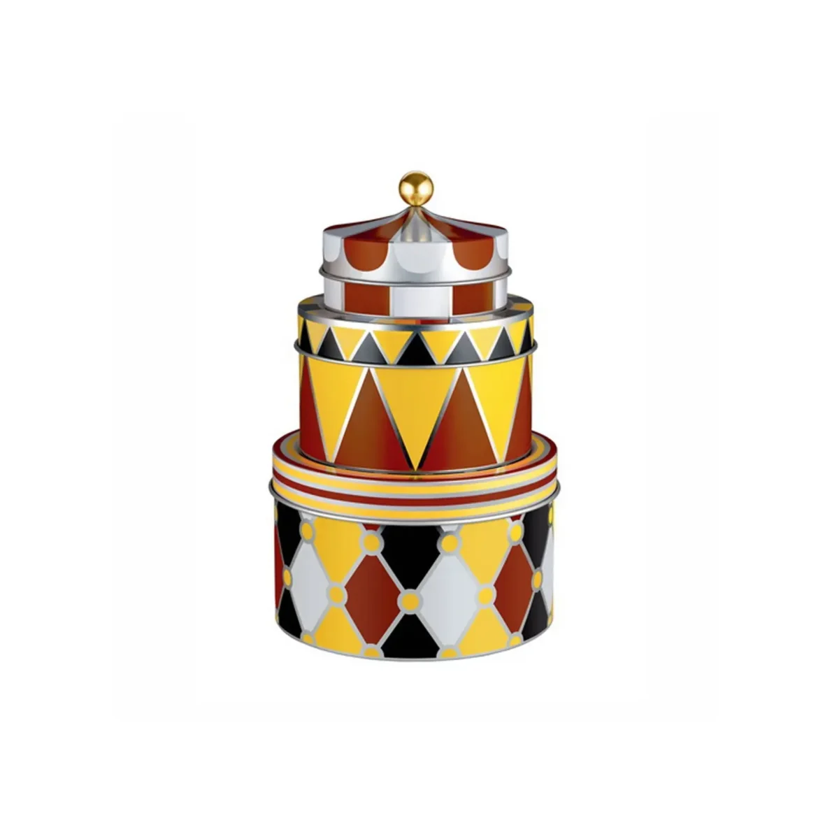 Circus set di tre scatole portaoggetti - immagine 1