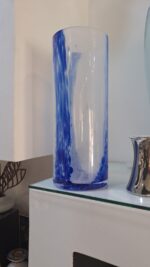 Vaso Dorico blu trasparente di Brandani - immagine 2