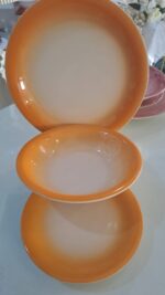 Polvere di stelle arancio, set piatti 18 pz di Brandani