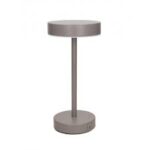 LAMPADA LED TOUCH FRISBEE GRIGIO OPACO METAL