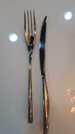 Bamboo set 6 forchette e 6 coltelli frutta di Sambonet